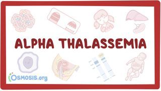 Video poster for Alpha-thalassemia