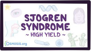 Video poster for High Yield: Sjogren syndrome