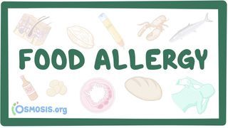 Video poster for Food allergy