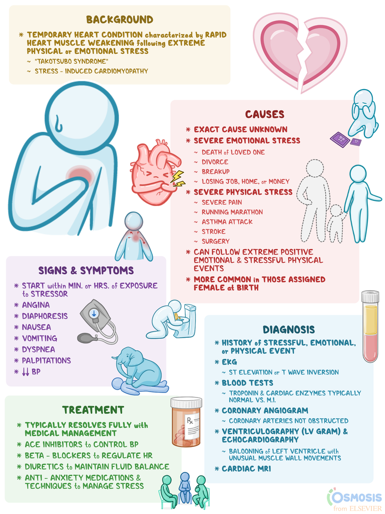 Broken Heart Syndrome What Is It Causes Signs And Symptoms Osmosis