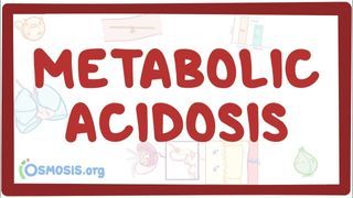 Video poster for Metabolic acidosis