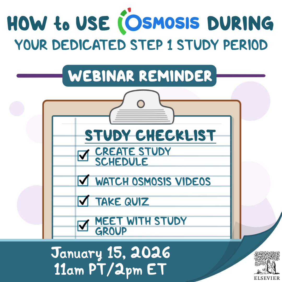 study checklist for dedicated USMLE step 1 prep
