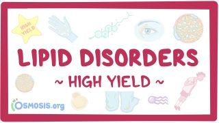 Video poster for High Yield: Lipid disorders
